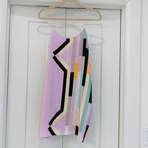 Tibi silk printed dress 4 NWOT